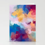 New Beginnings In Full Color | Abstract Texture Color Design Stationery Card Gallery Image 2