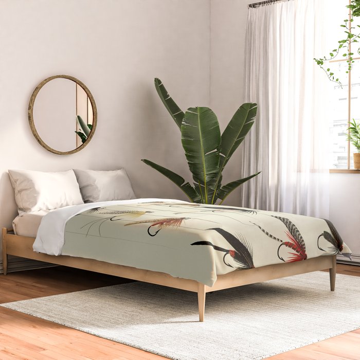 Trout Fly Fishing Comforter Gallery Image 2