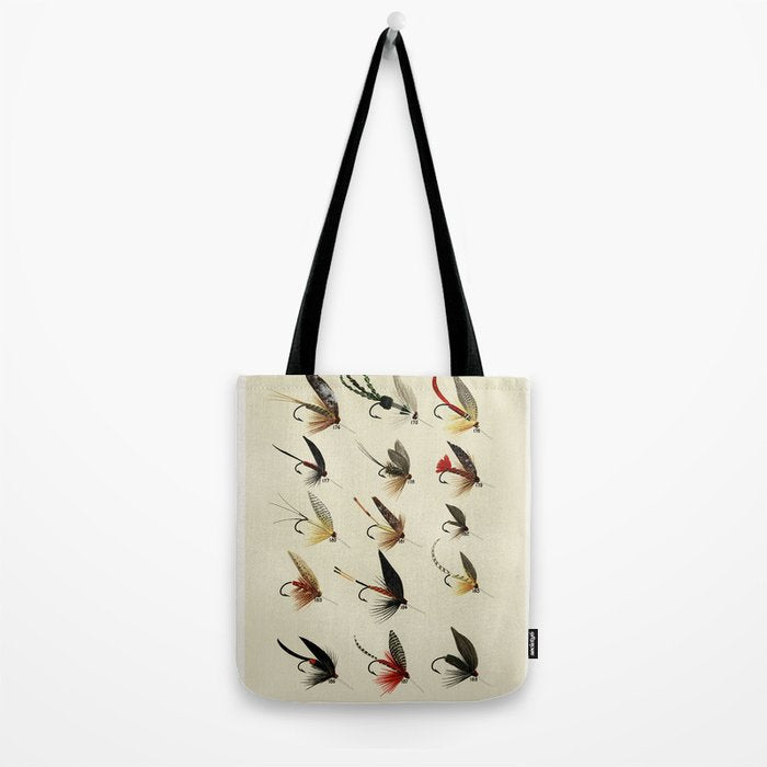 Trout Fly Fishing Tote Bag Gallery Image 2