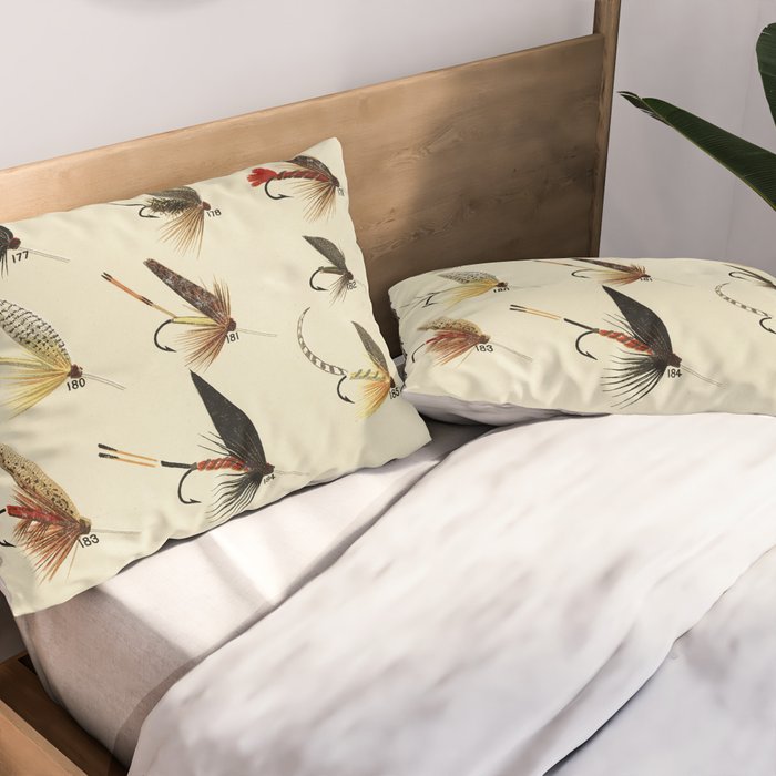 Trout Fly Fishing Pillow Sham Gallery Image 2