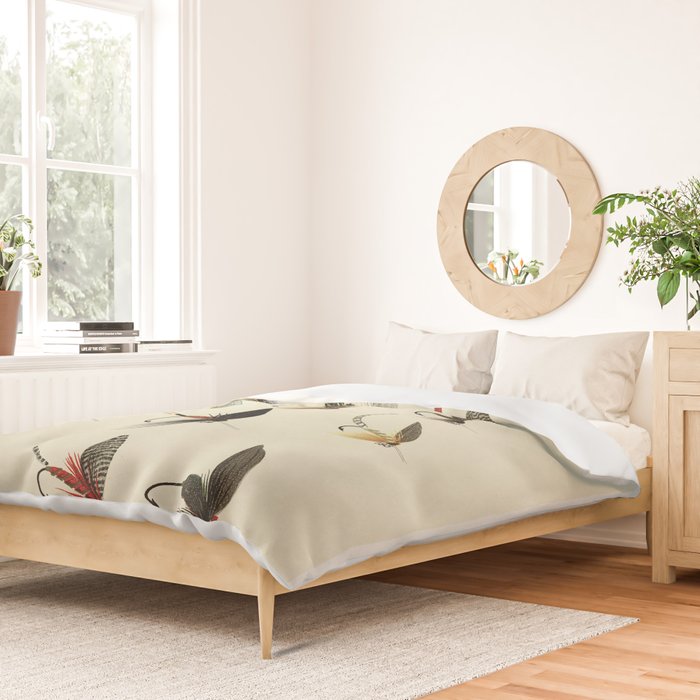 Trout Fly Fishing Duvet Cover Gallery Image 2