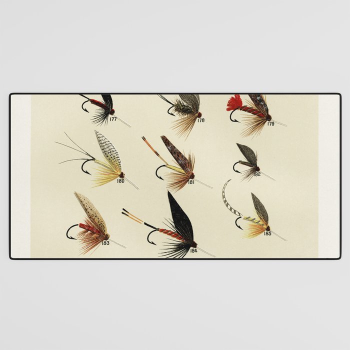 Trout Fly Fishing Desk Mat Gallery Image 3
