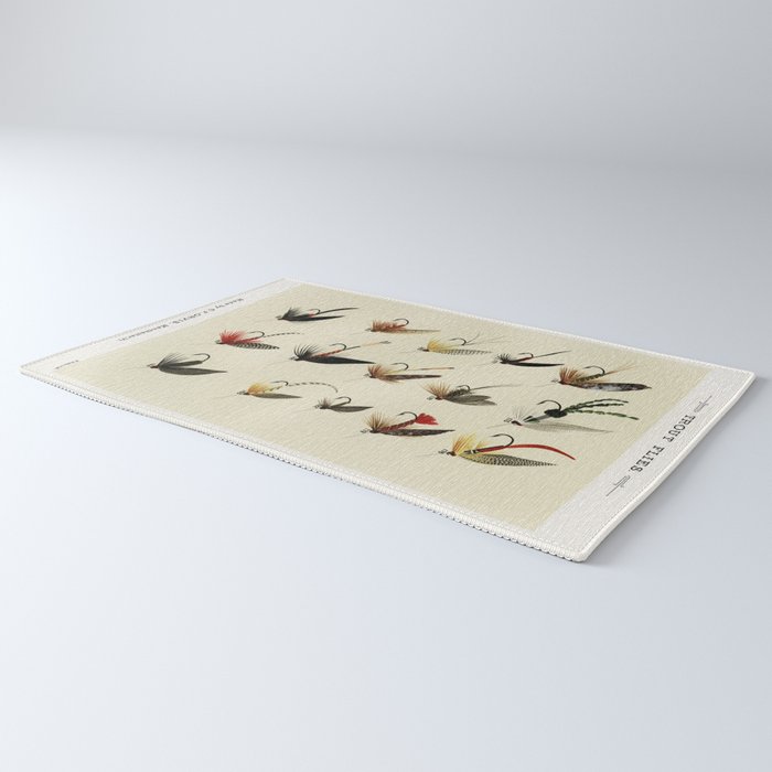 Trout Fly Fishing Rug Gallery Image 3