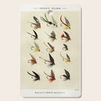 Trout Fly Fishing Cutting Board Gallery Image 1