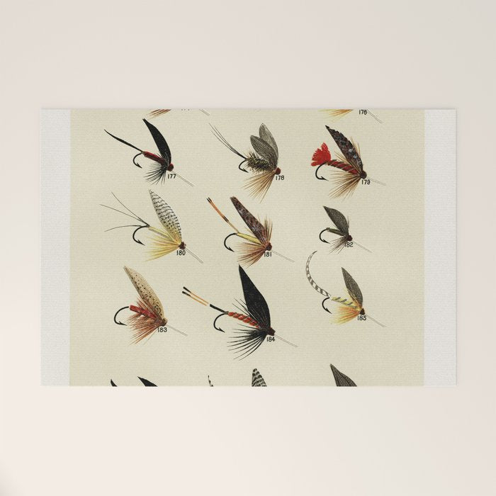 Trout Fly Fishing Welcome Mat Gallery Image 1