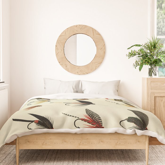 Trout Fly Fishing Duvet Cover Gallery Image 3