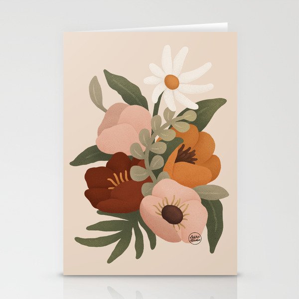 Gloria Floral Stationery Card Gallery Image 2