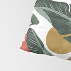 Modern banana leaf Pillow Sham Gallery Image 4