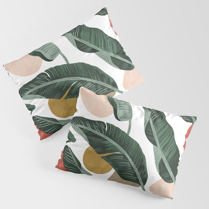 Modern banana leaf Pillow Sham Gallery Image 3