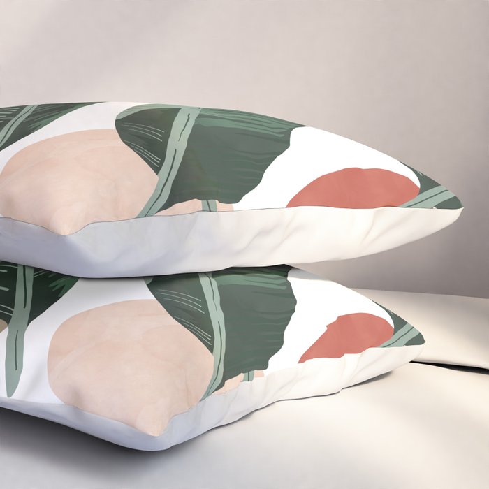 Modern banana leaf Pillow Sham Gallery Image 3