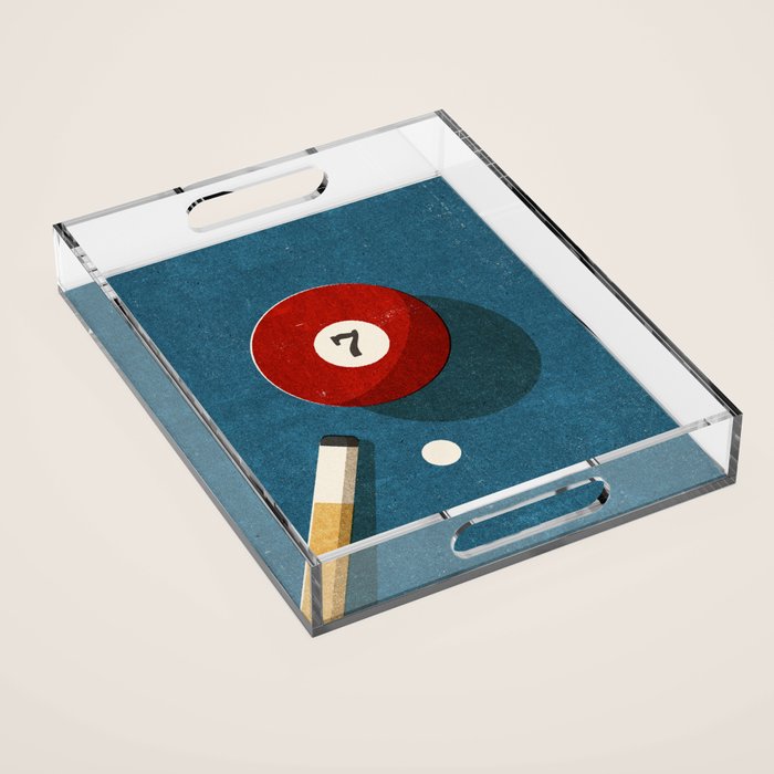 BILLIARDS / Ball 7 Acrylic Tray Gallery Image 1