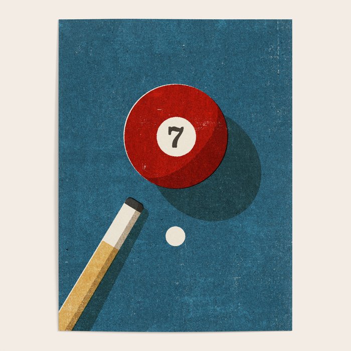 BILLIARDS / Ball 7 Poster Gallery Image 1
