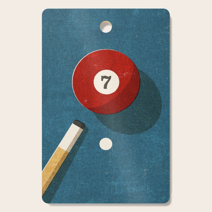 BILLIARDS / Ball 7 Cutting Board Gallery Image 1