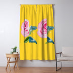 Watercolor Rose Window Curtain Gallery Image 5