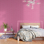 Girly Pink Large Greek Key Pattern Comforters Wallpaper Gallery Image 3