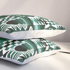 Geometric Tapestry - Green Pillow Sham Gallery Image 3