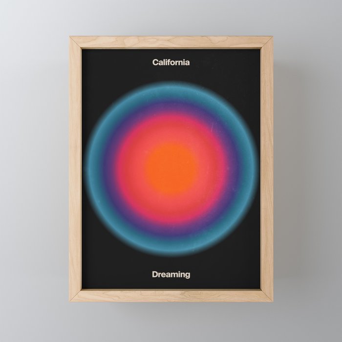California Dreaming: Midnight Black Edition Mini Art Print Gallery Image 1