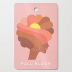 Full Bloom Girl Power Portrait Cutting Board Gallery Image 1