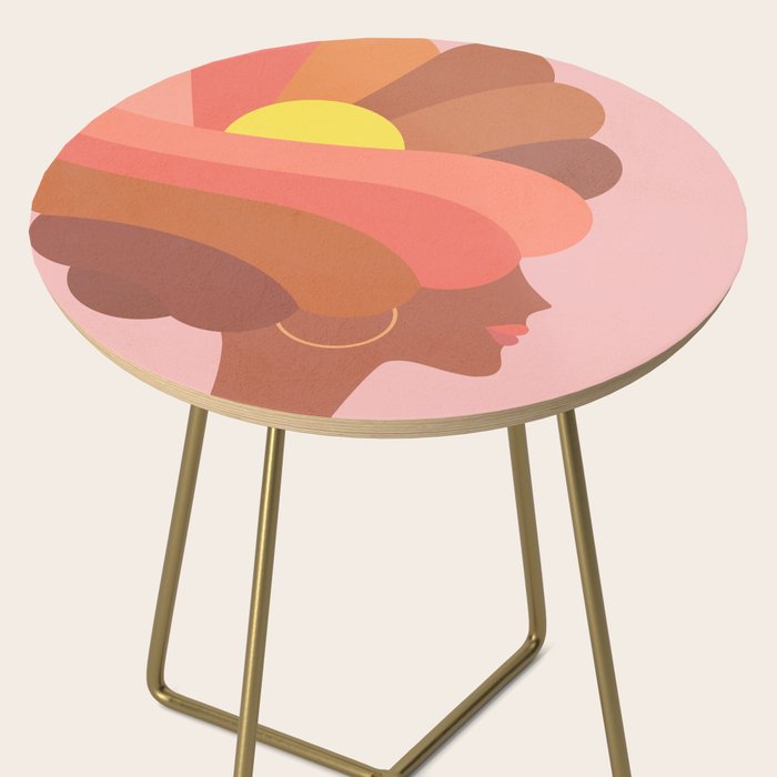 Full Bloom Girl Power Portrait Side Table Gallery Image 2
