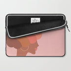 Full Bloom Girl Power Portrait Laptop Sleeve Gallery Image 2