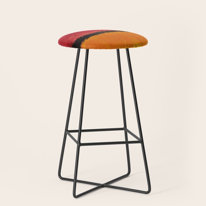 Untitled After Rothko Low Poly Geometric Triangles Stool Gallery Image 1