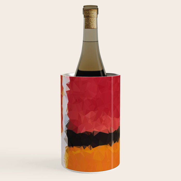 Untitled After Rothko Low Poly Geometric Triangles Wine Chiller Gallery Image 2