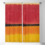 Untitled After Rothko Low Poly Geometric Triangles Window Curtain Gallery Image 5