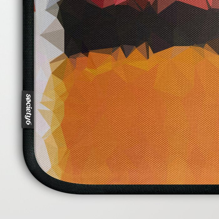 Untitled After Rothko Low Poly Geometric Triangles Laptop Sleeve Gallery Image 3