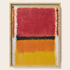 Untitled After Rothko Low Poly Geometric Triangles Serving Tray Gallery Image 1