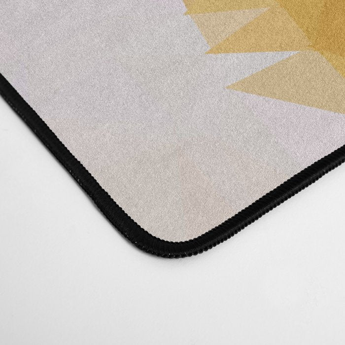 Untitled After Rothko Low Poly Geometric Triangles Desk Mat Gallery Image 4