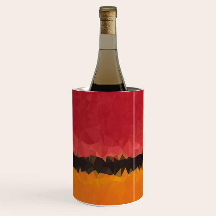 Untitled After Rothko Low Poly Geometric Triangles Wine Chiller Gallery Image 1
