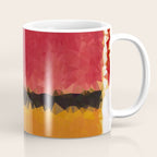 Untitled After Rothko Low Poly Geometric Triangles Coffee Mug Gallery Image 1