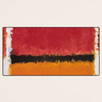 Untitled After Rothko Low Poly Geometric Triangles Desk Mat Gallery Image 3