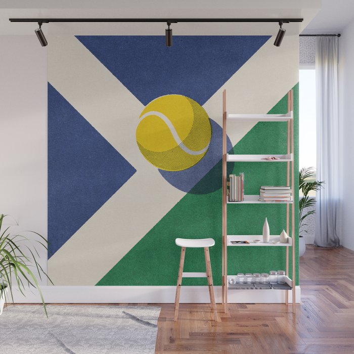BALLS / Tennis - hard court I Wall Mural Gallery Image 1