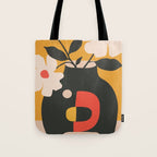 Geometric Blossom 1 Tote Bag Gallery Image 1