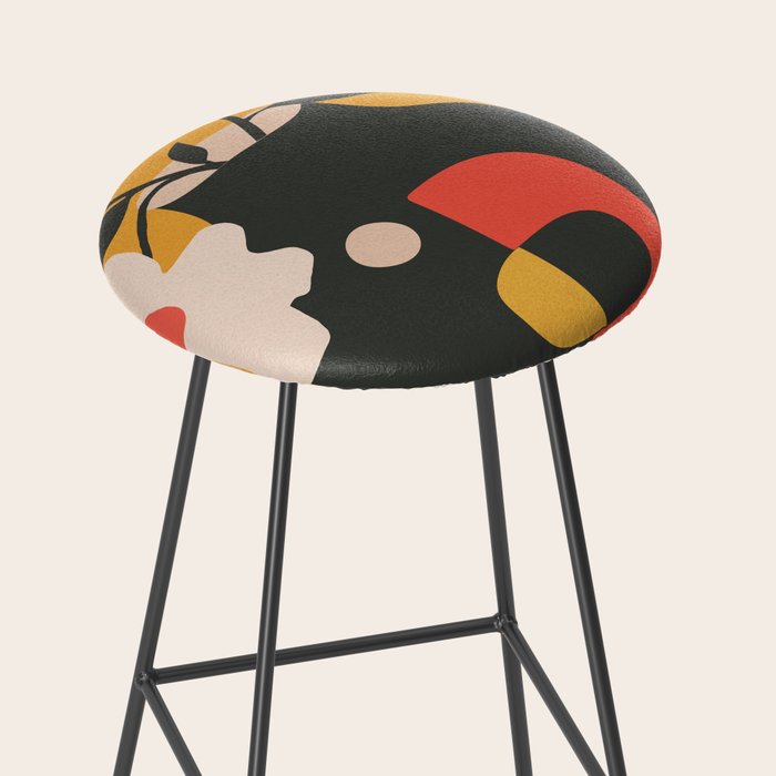 Geometric Blossom 1 Stool Gallery Image 2