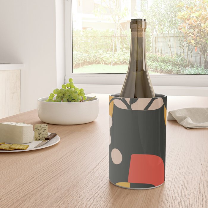 Geometric Blossom 1 Wine Chiller Gallery Image 4
