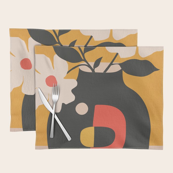 Geometric Blossom 1 Placemat Gallery Image 1