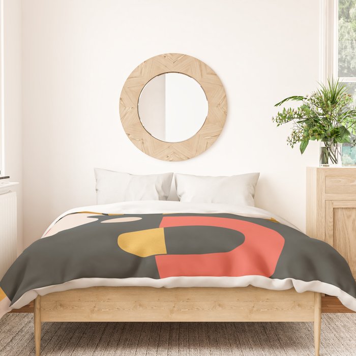 Geometric Blossom 1 Duvet Cover Gallery Image 3