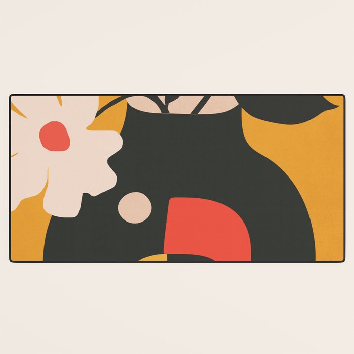 Geometric Blossom 1 Desk Mat Gallery Image 3