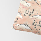 Monte Vista - peach Pillow Sham Gallery Image 4