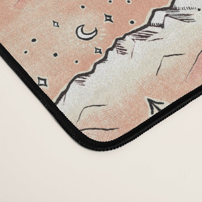 Monte Vista - peach Desk Mat Gallery Image 4