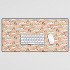 Monte Vista - peach Desk Mat Gallery Image 1