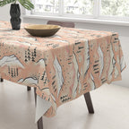 Monte Vista - peach Tablecloth Gallery Image 3