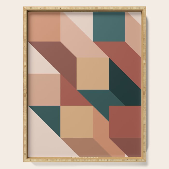 Maximalist Geometric 06A Serving Tray Gallery Image 1
