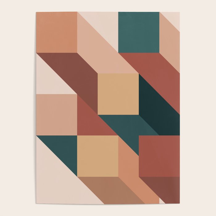 Maximalist Geometric 06A Poster Gallery Image 1