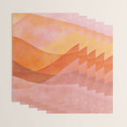 Modern Abstract Art Print - Watercolor Mountain #8 Wrapping Paper Gallery Image 3