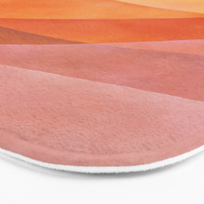 Modern Abstract Art Print - Watercolor Mountain #8 Bath Mat Gallery Image 3
