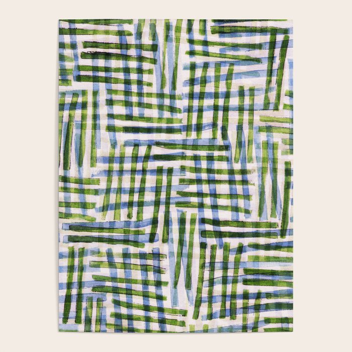 Abstract Linocut Pattern #8 Poster Gallery Image 4