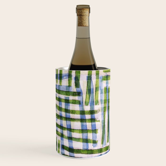 Abstract Linocut Pattern #8 Wine Chiller Gallery Image 3